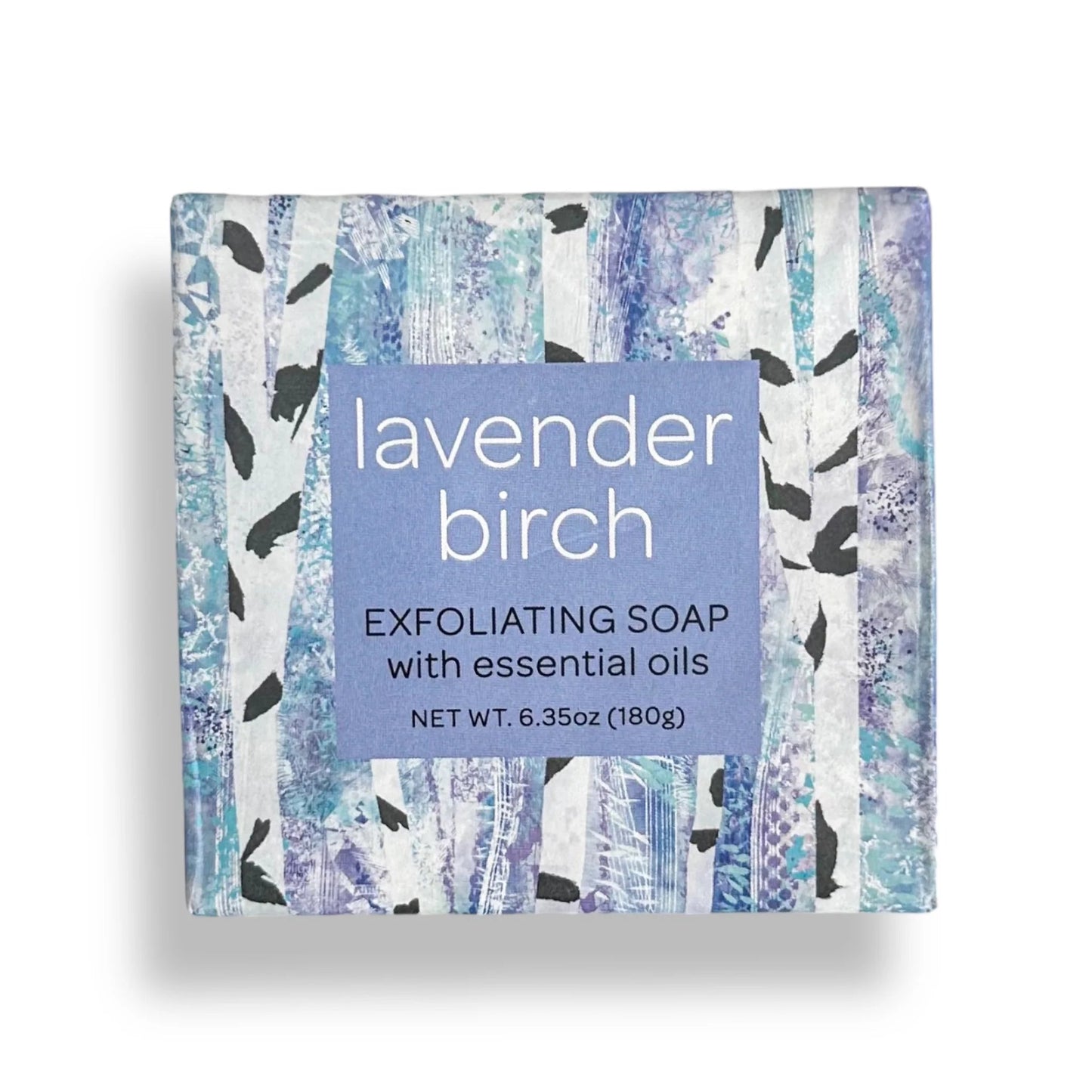 Lavender Birch Shea Butter— 1.9oz Square Soap