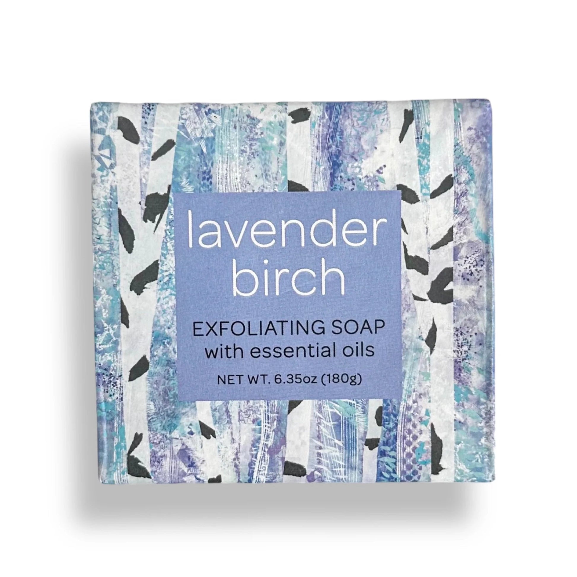 Lavender Birch Shea Butter— 1.9oz Square Soap