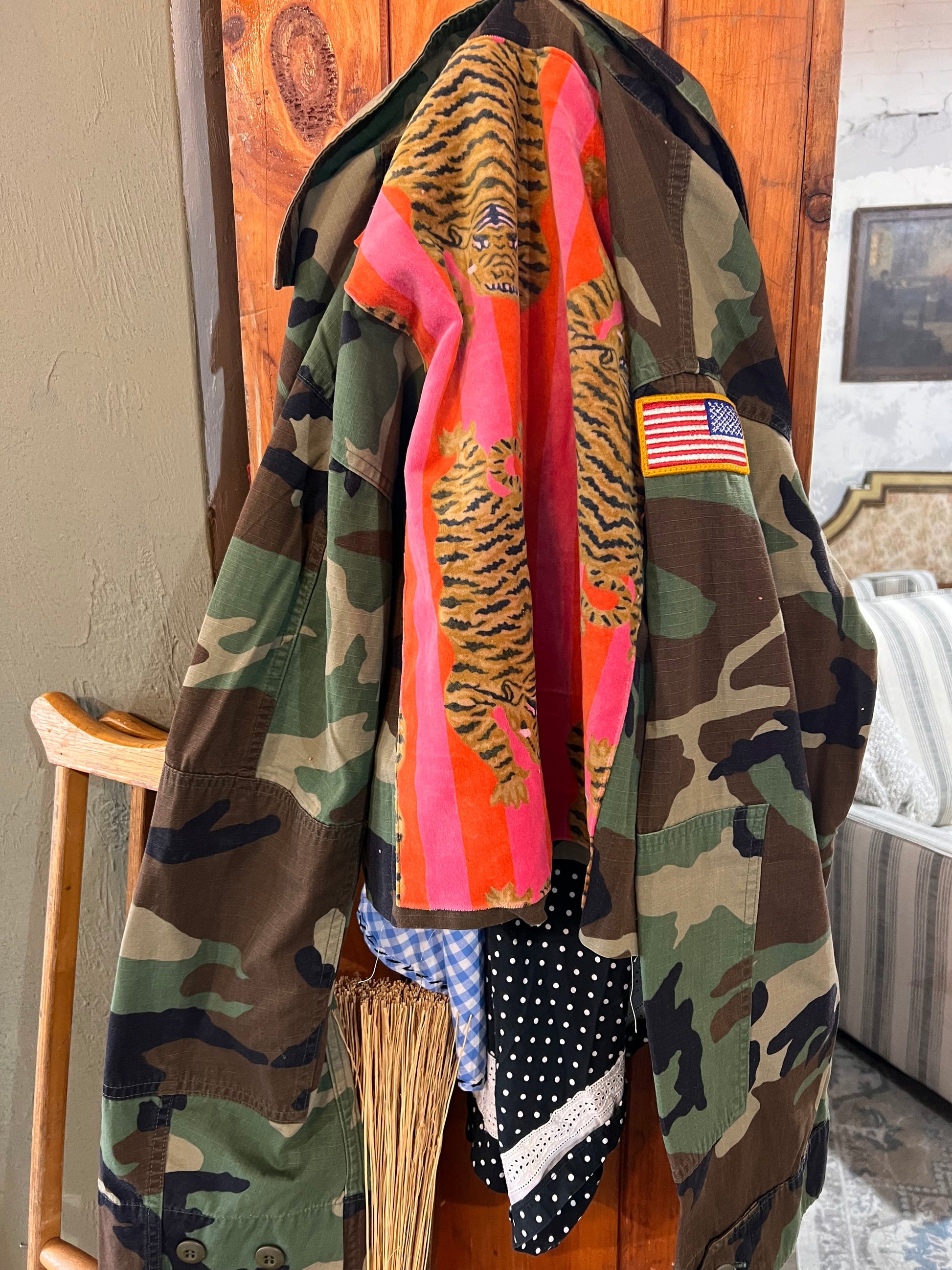 Camo or Jean Pink Leopard UpCycled Jackets