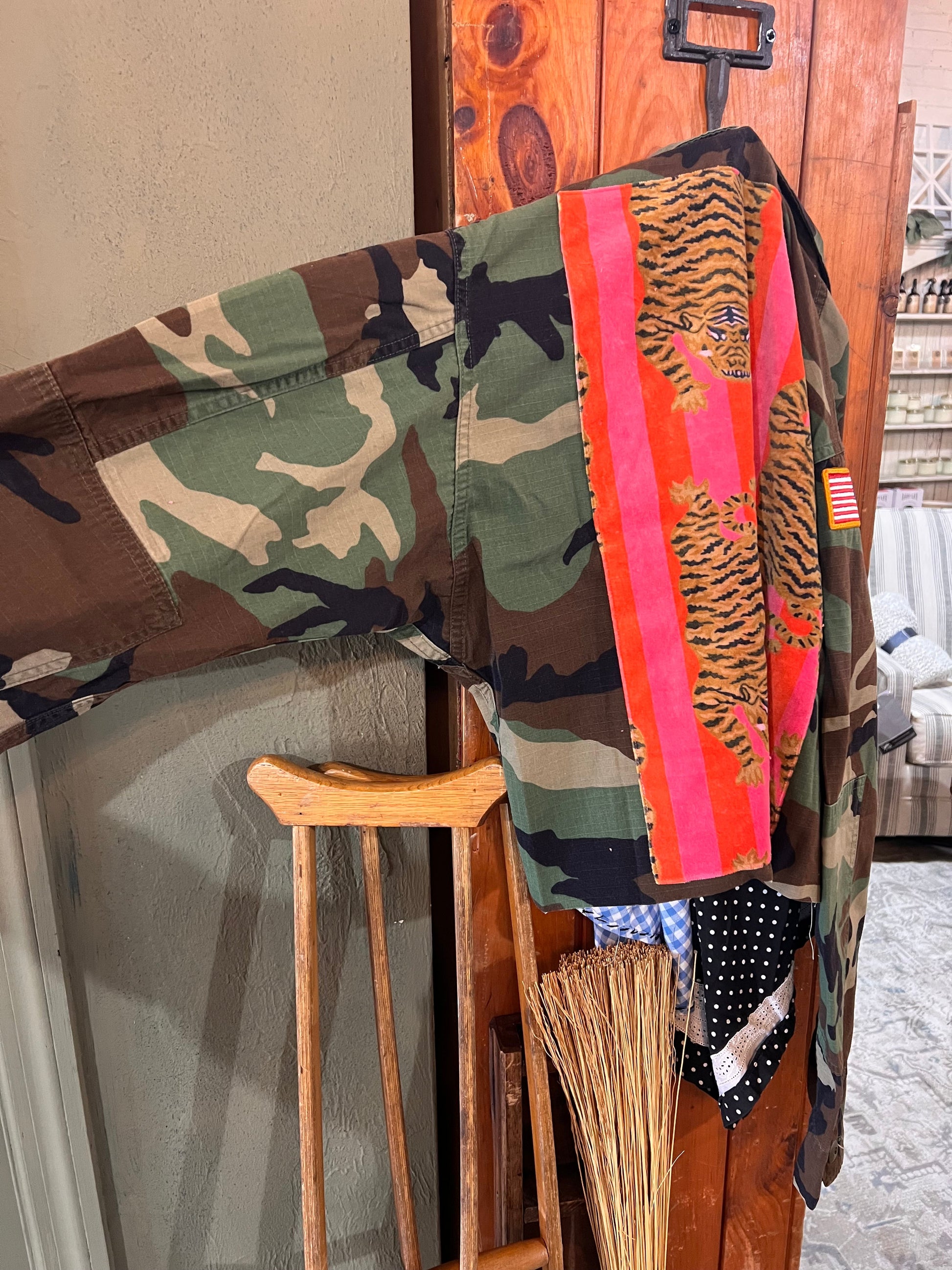 Camo or Jean Pink Leopard UpCycled Jackets