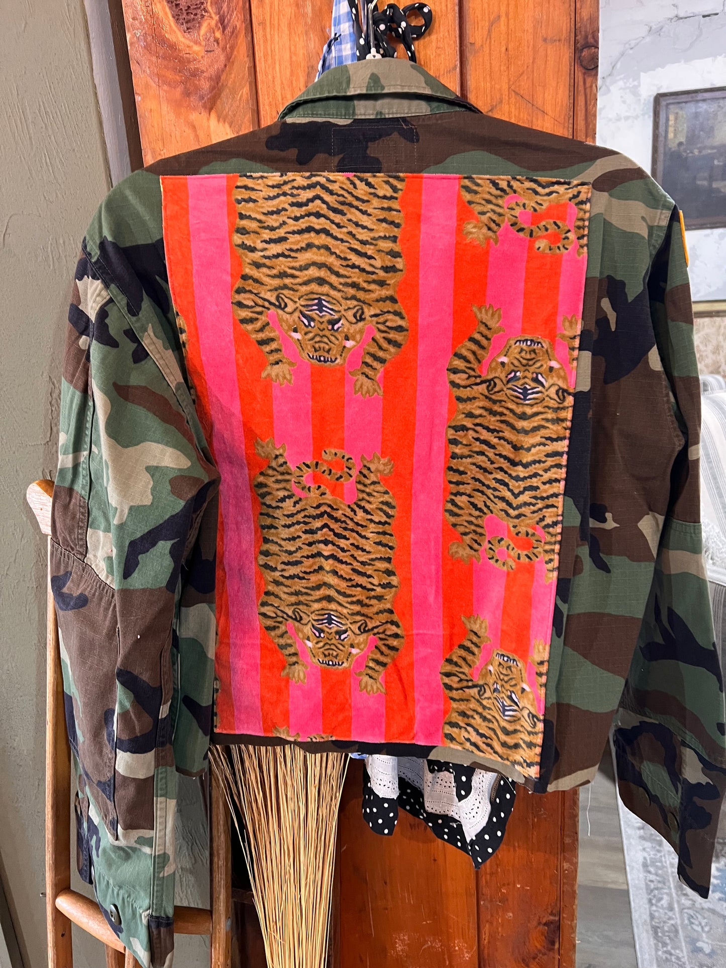 Camo or Jean Pink Leopard UpCycled Jackets