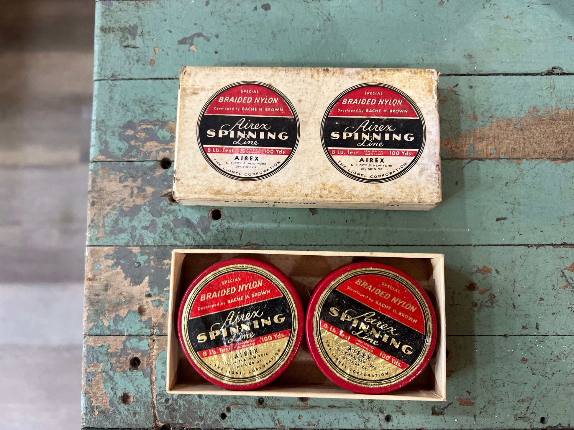 Airex "Spinning Line" Braided Nylon Fishing Line 8 LB.