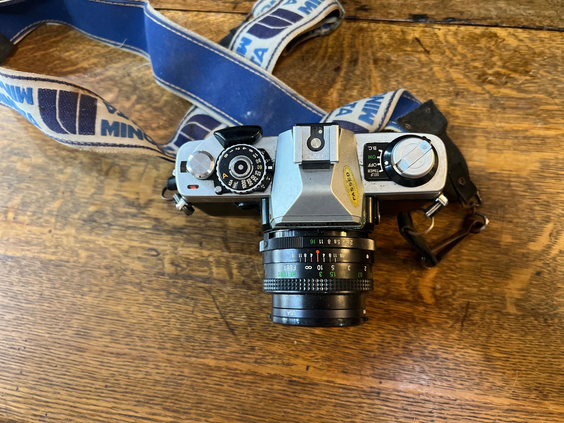 Minolta Camera, Lens, & Bag