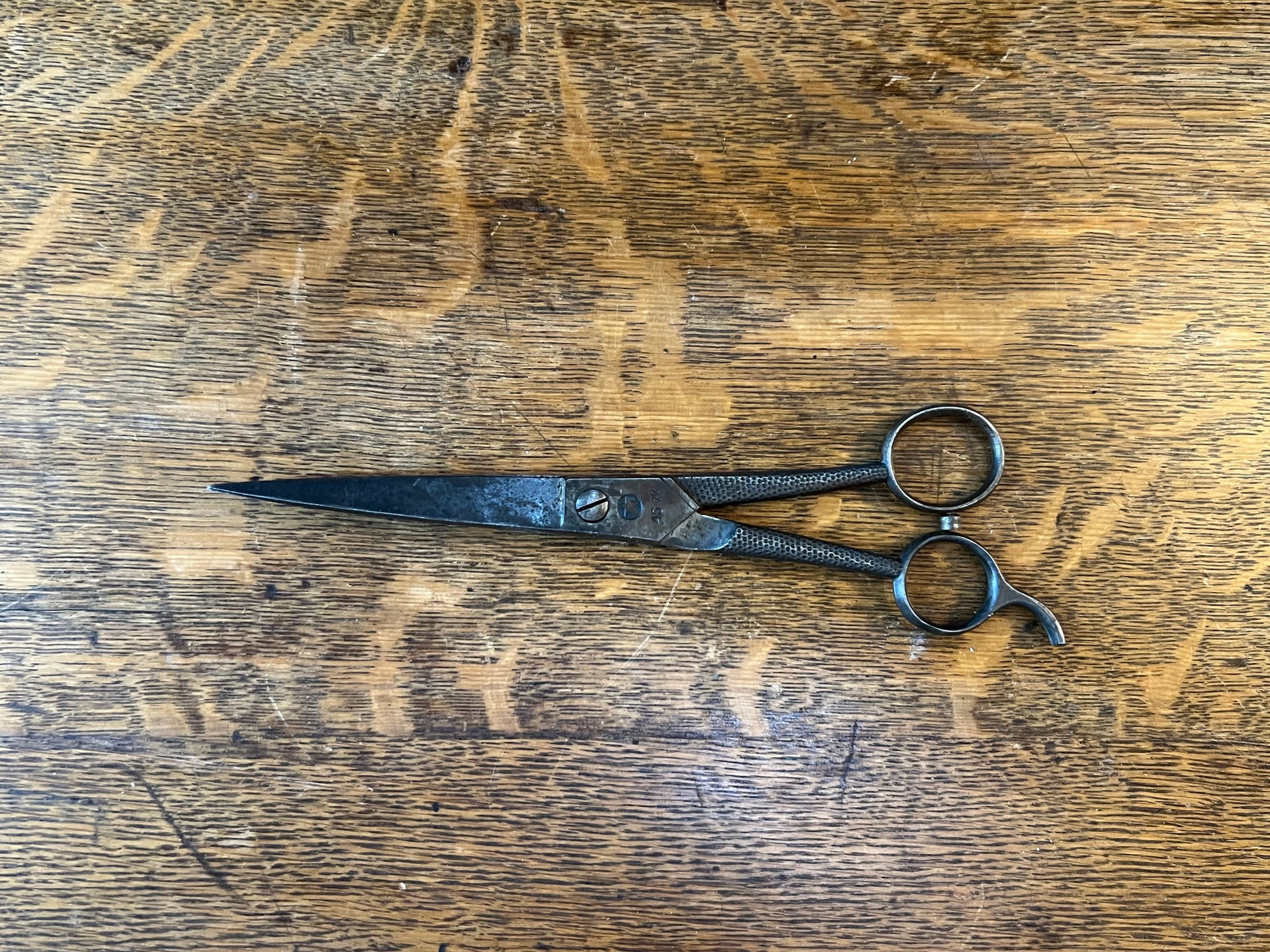 Assorted Scissors 7.5" Vintage Steel Barber or Hairdressing Shears