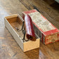 6" Red Orange Vintage Lure with Original Box