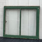 Green Window w/ Two Panes