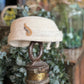 Vintage Cream Crochet Pillbox Hat
