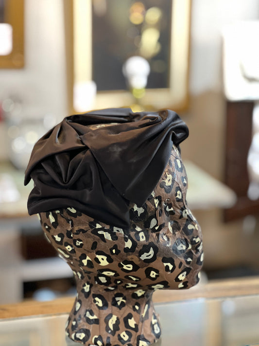 Vintage Black Bows Headpiece