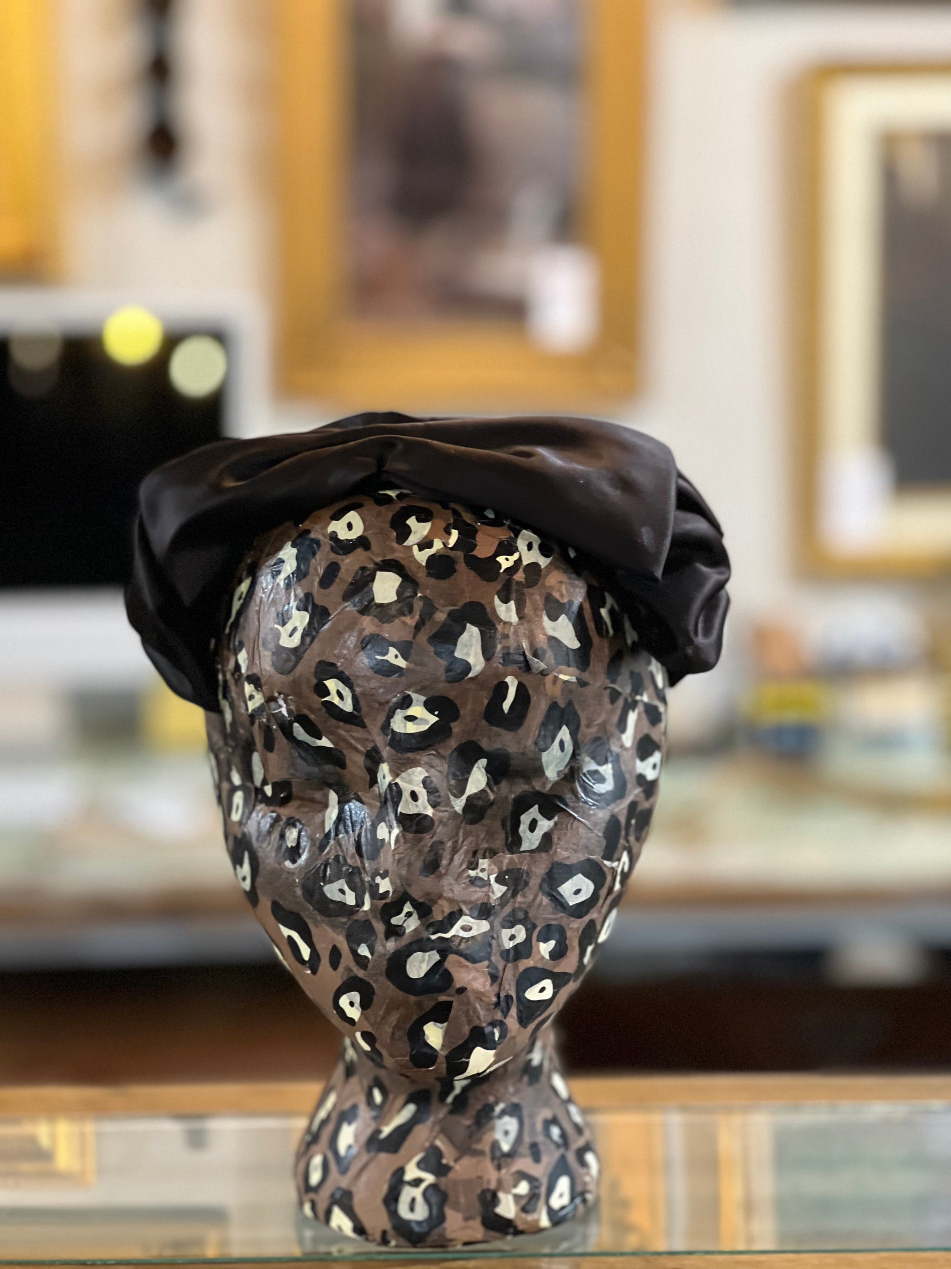 Vintage Black Bows Headpiece