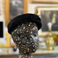 Vintage Velvet Black Pillbox Hat