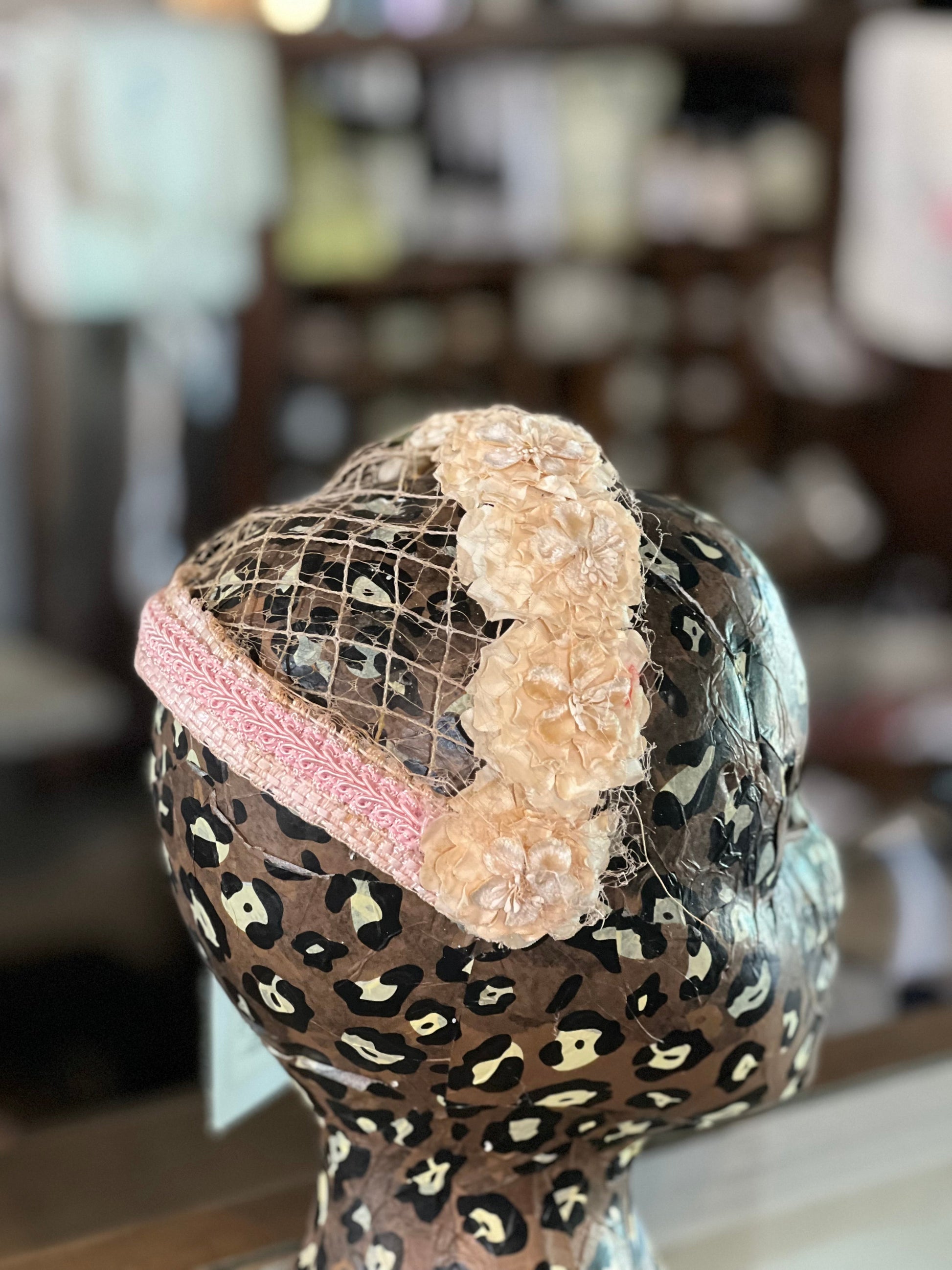 Antique Victorian Floral Head-Piece