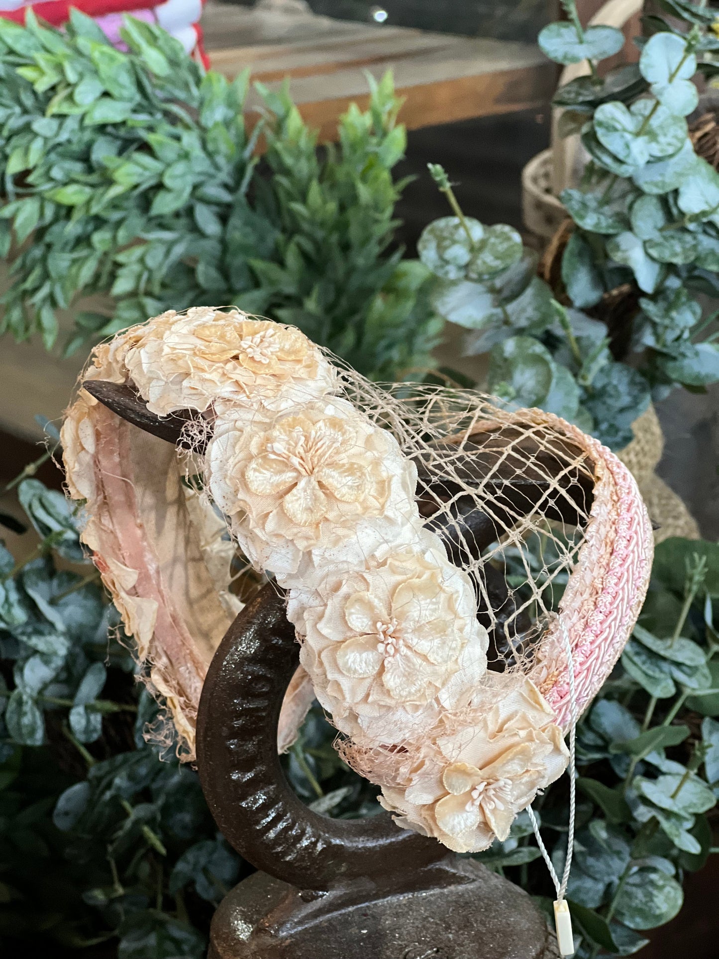 Antique Victorian Floral Head-Piece