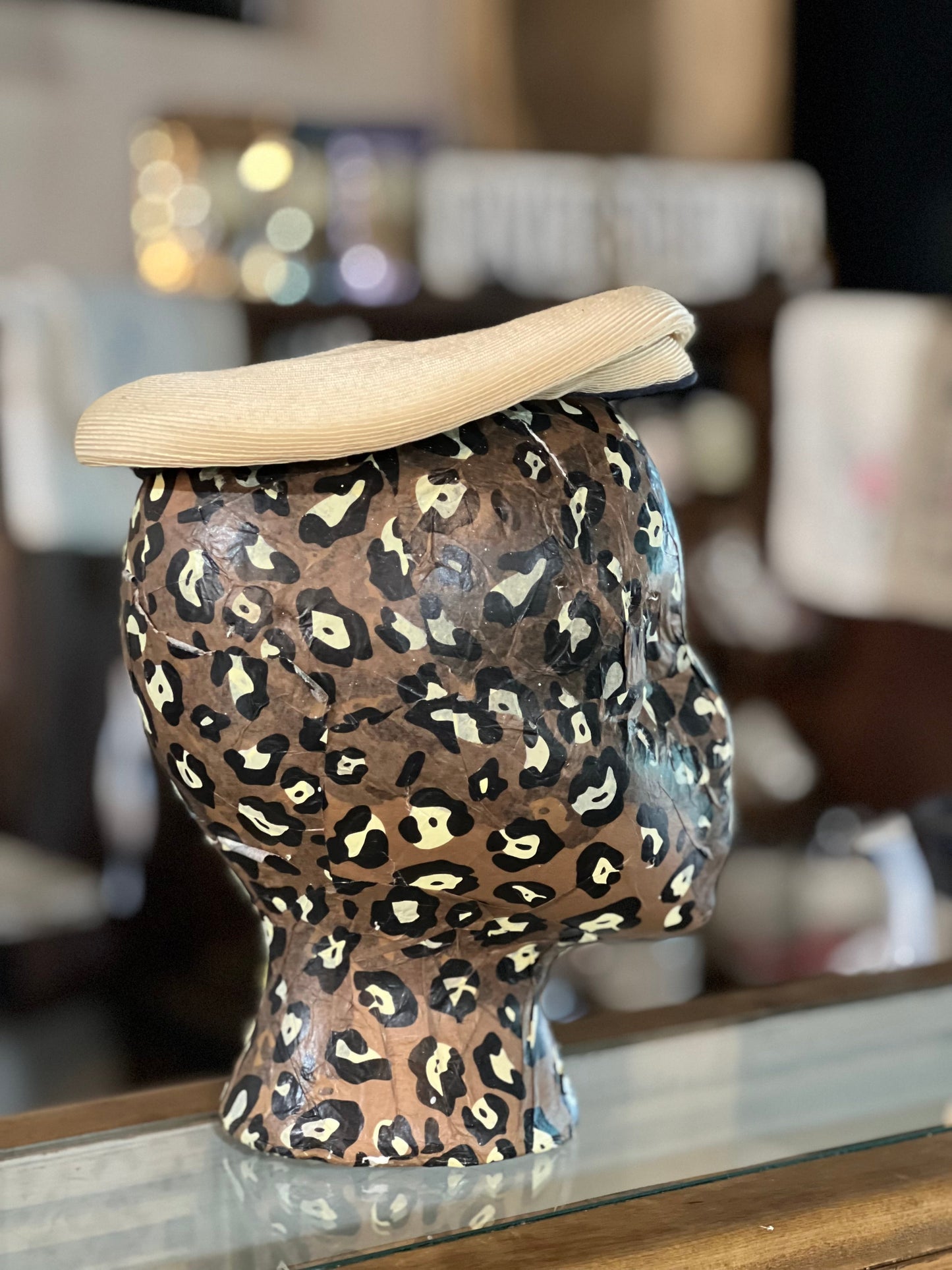 Antique Off-White Hat Gus Mayer Co