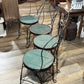 Set of 4 Vintage Ice Cream Parlor Chairs