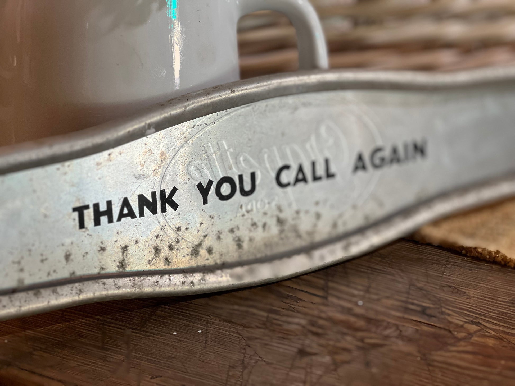 Vintage Grapette Advertising General Store Door Push Sign