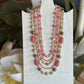 Pink, White, & Gold Multi-Strand Necklace