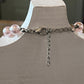 Pink & White Necklace, Bracelet, Earring Set