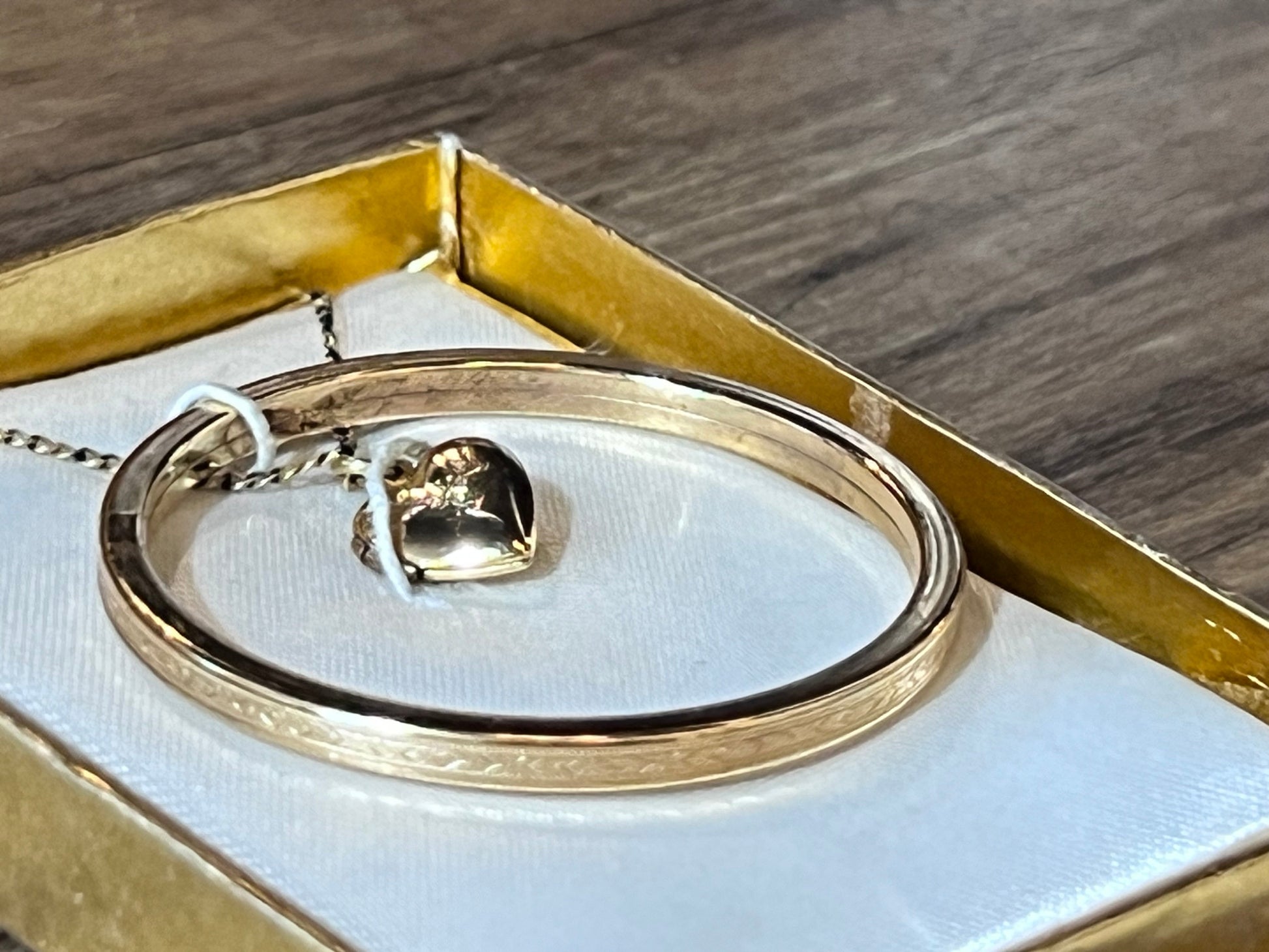 Vintage Child Sized Locket & Bracelet Set