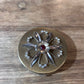 Vintage Gold-Toned Powder Compact