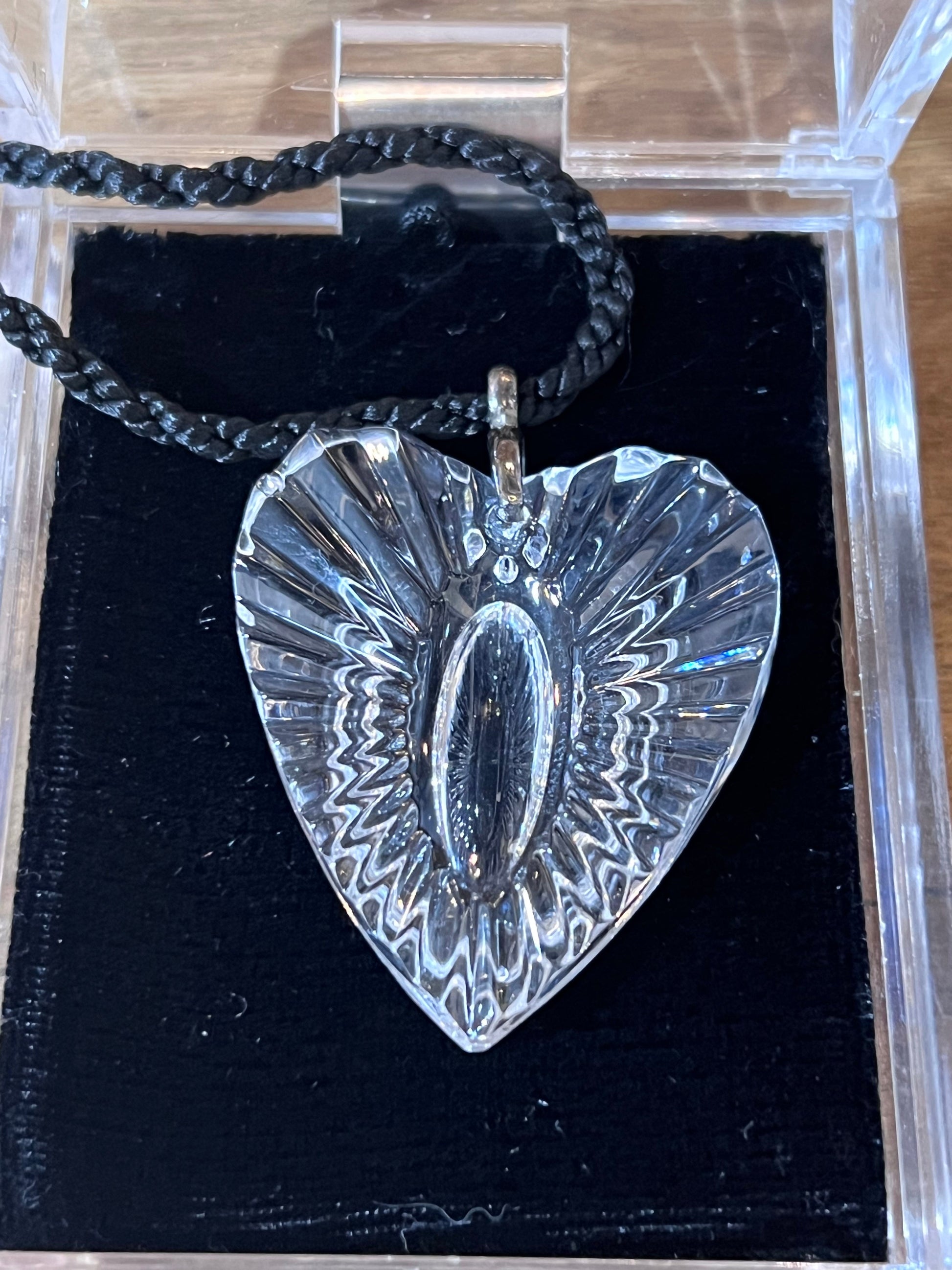 Waterford Crystal Heart Pendant Necklace