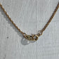 Avon Onyx & Rhinestone Heart Necklace