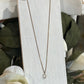Crystal Heart Necklace in Gold-Toned Frame