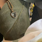 Crystal Heart Necklace in Gold-Toned Frame