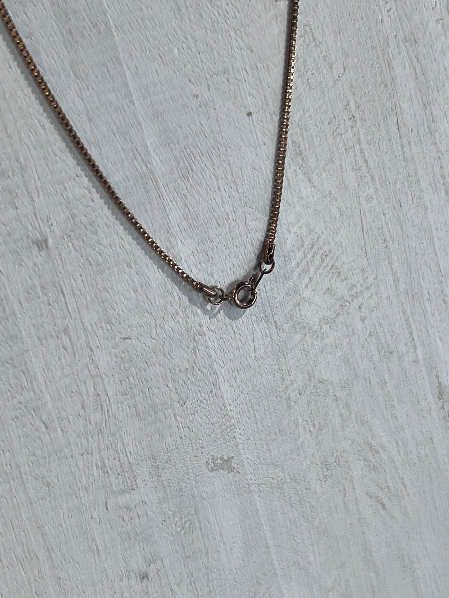 Crystal Heart Necklace in Gold-Toned Frame