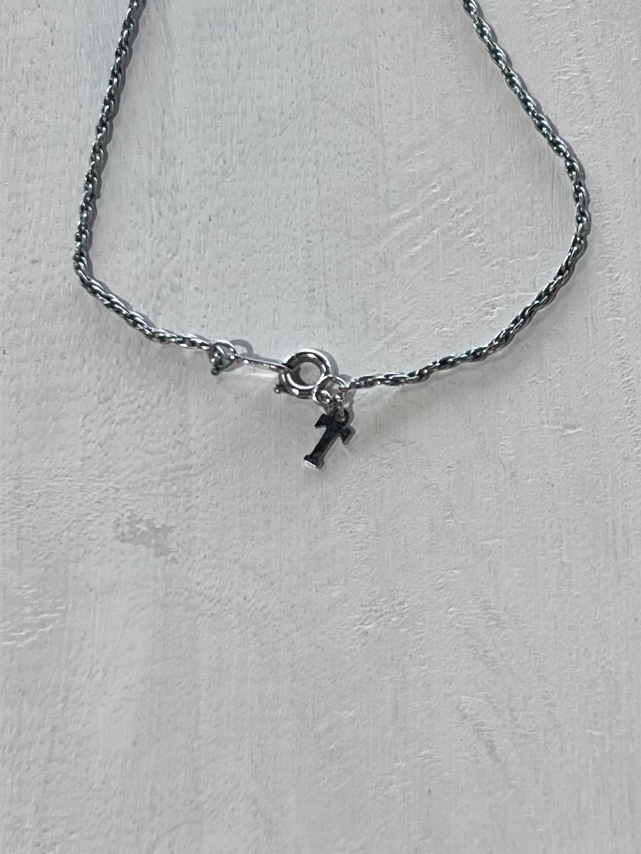 Large Silver-Tone Heart Necklace