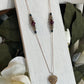 Long, Bohemian-Style Lariat Heart Necklace