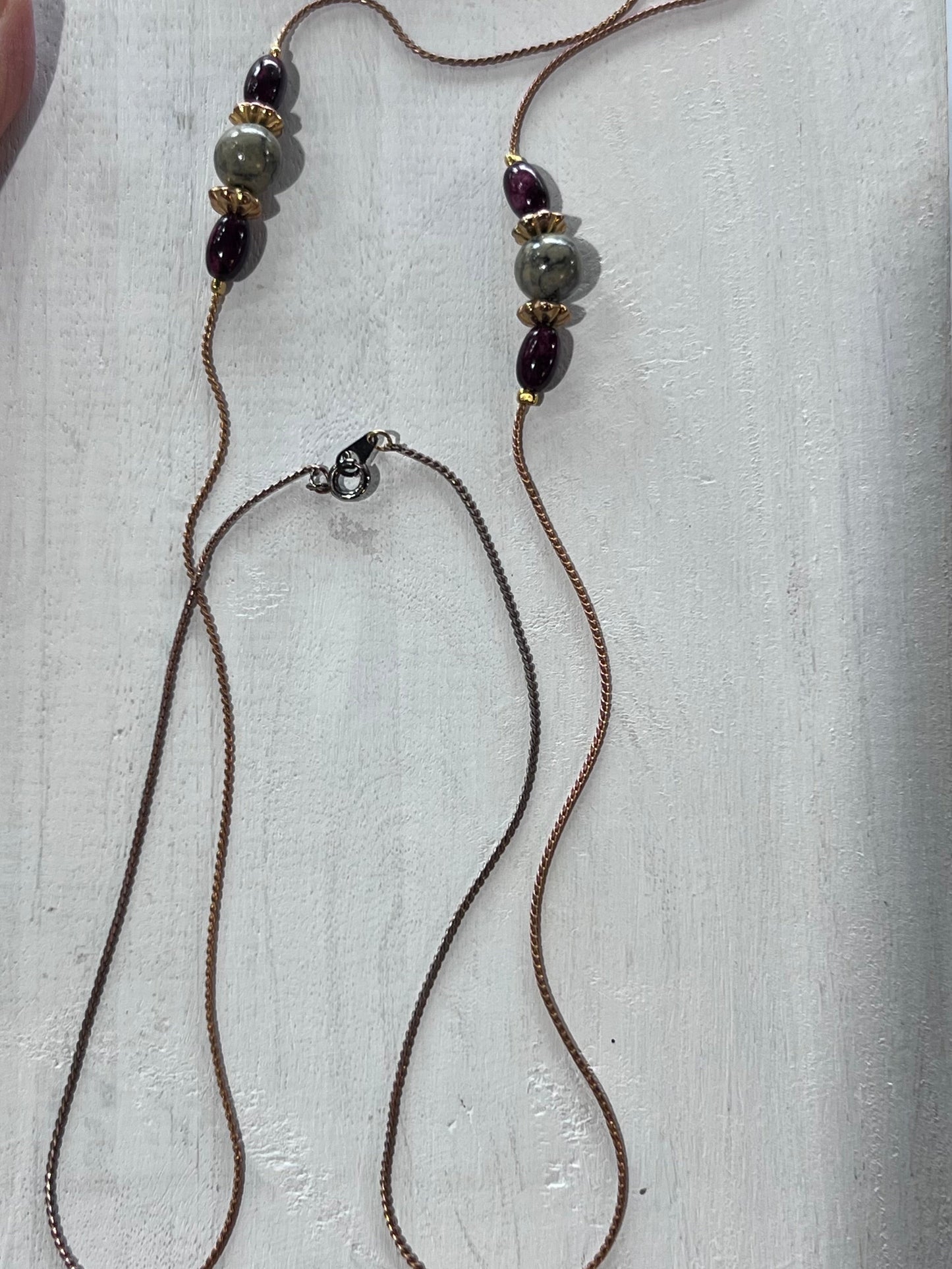 Long, Bohemian-Style Lariat Heart Necklace
