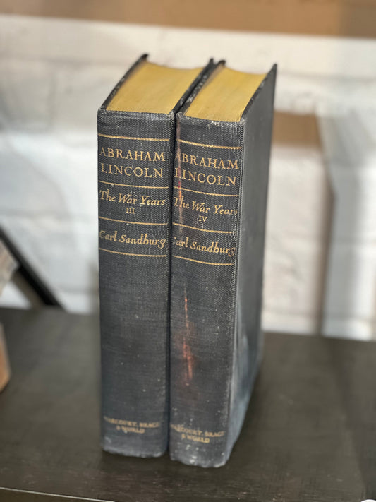 Abraham Lincoln: The War Years, by Carl Sandburg, Vol 3 & 4