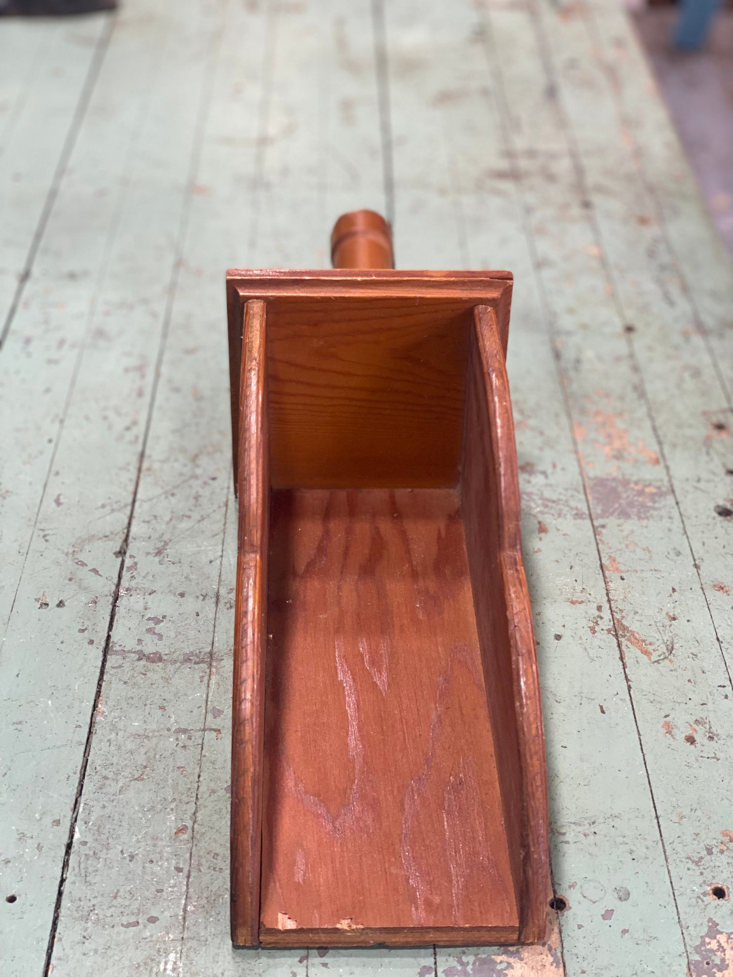 Wooden Wall Pocket Scoop