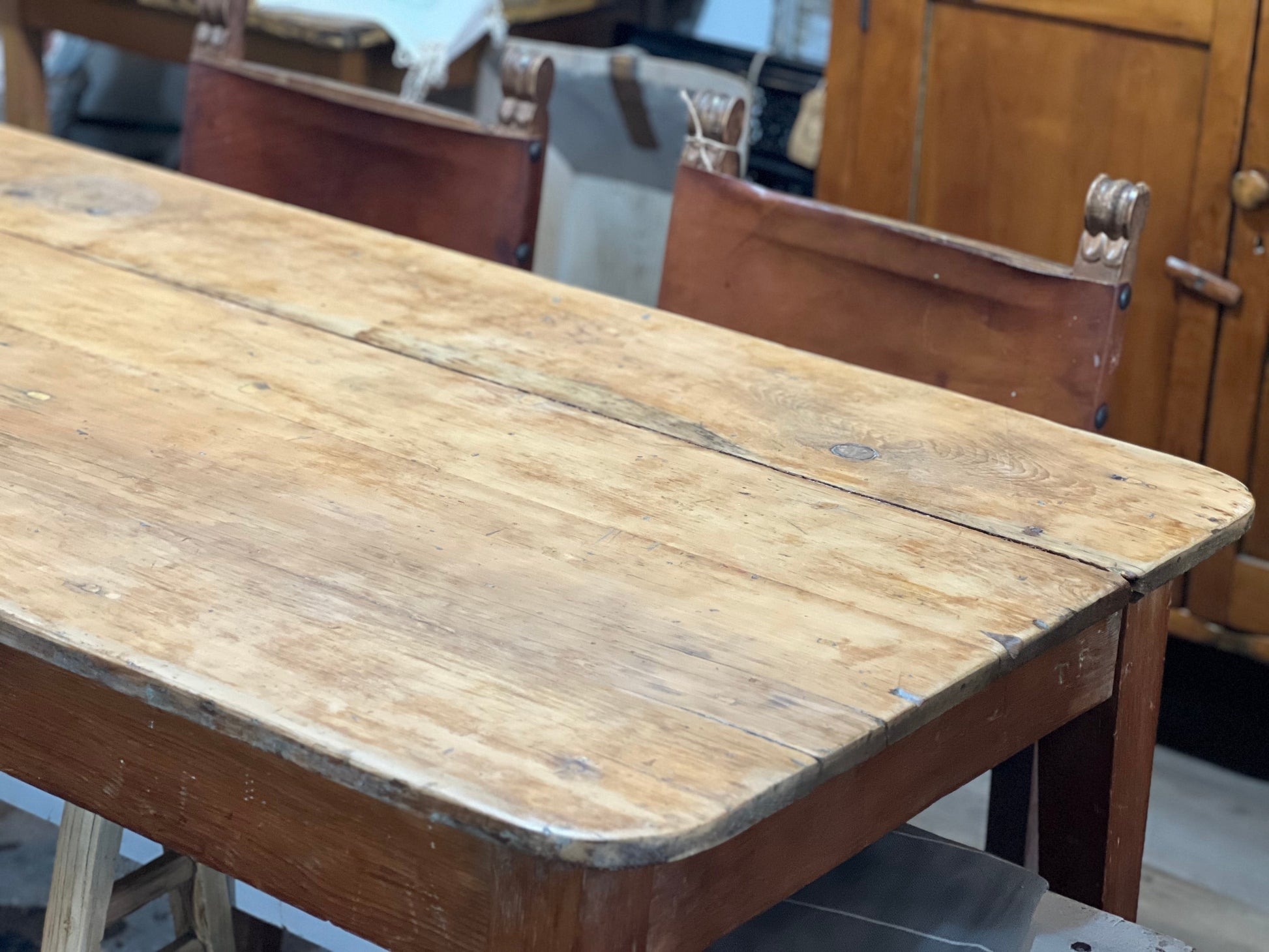 Antique Swedish Farm Table