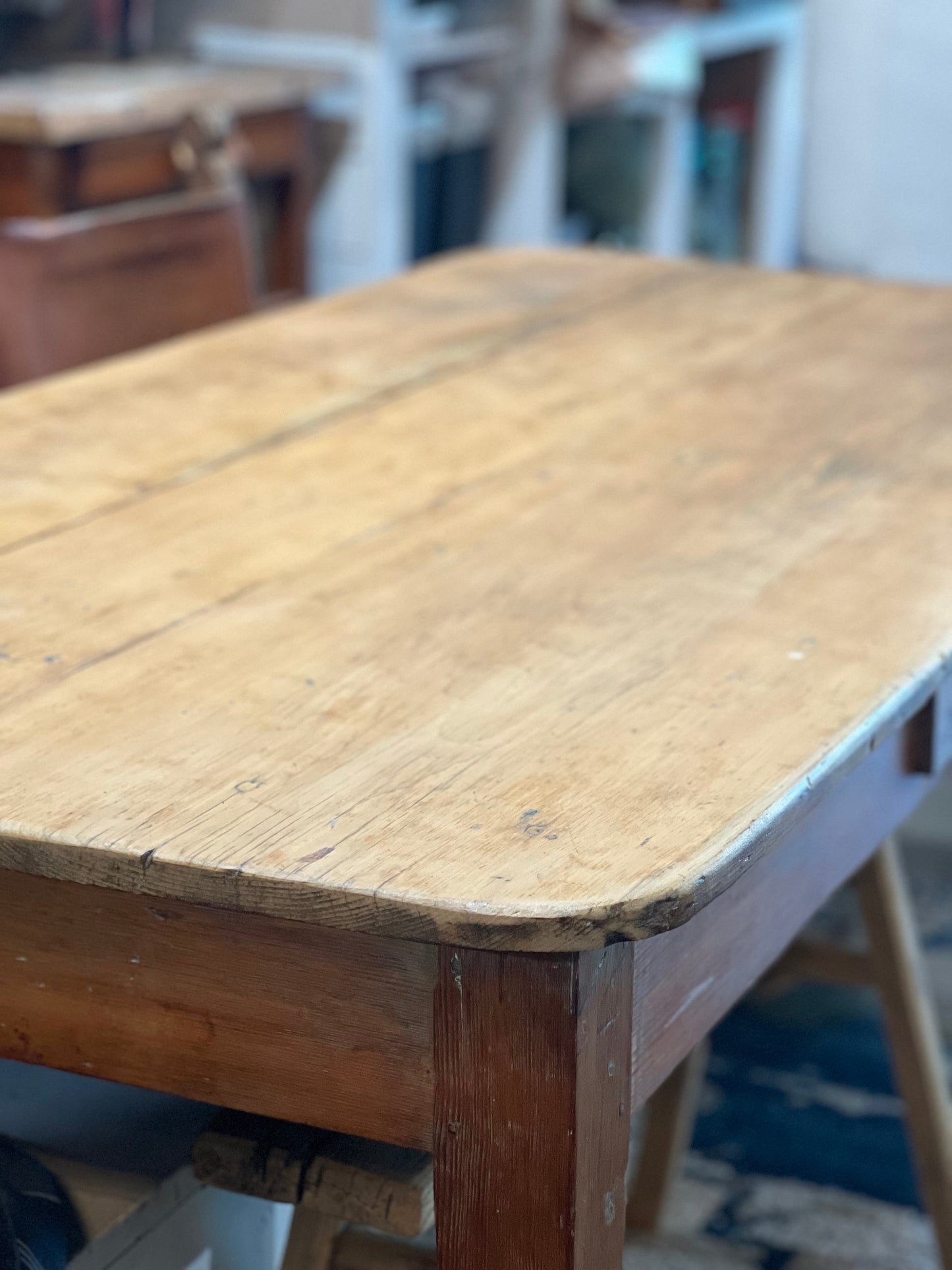 Antique Swedish Farm Table