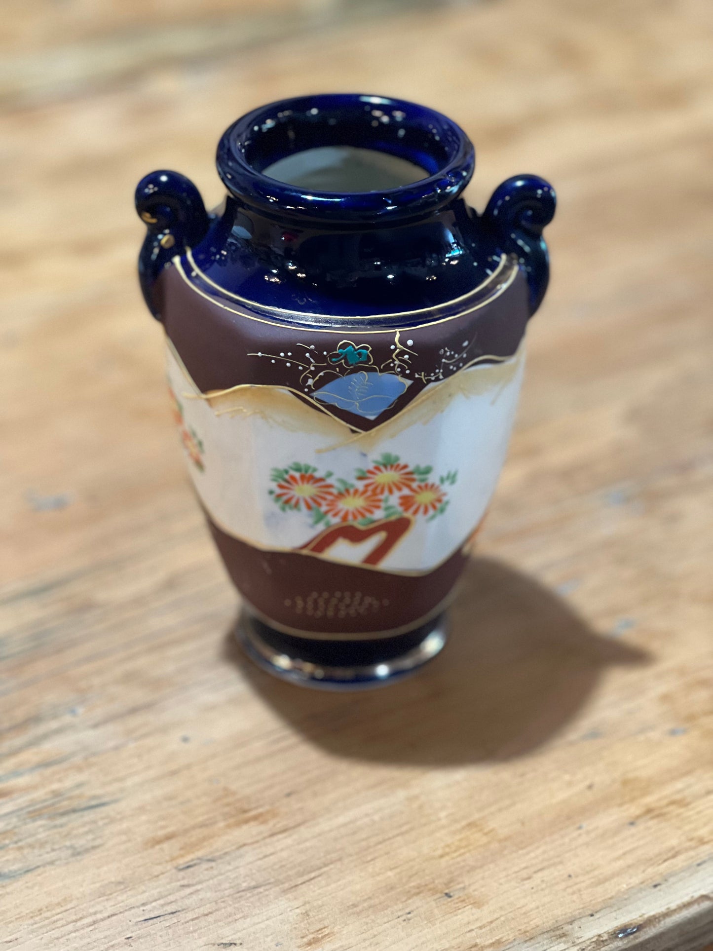 Satsuma-Style Moriage Vase