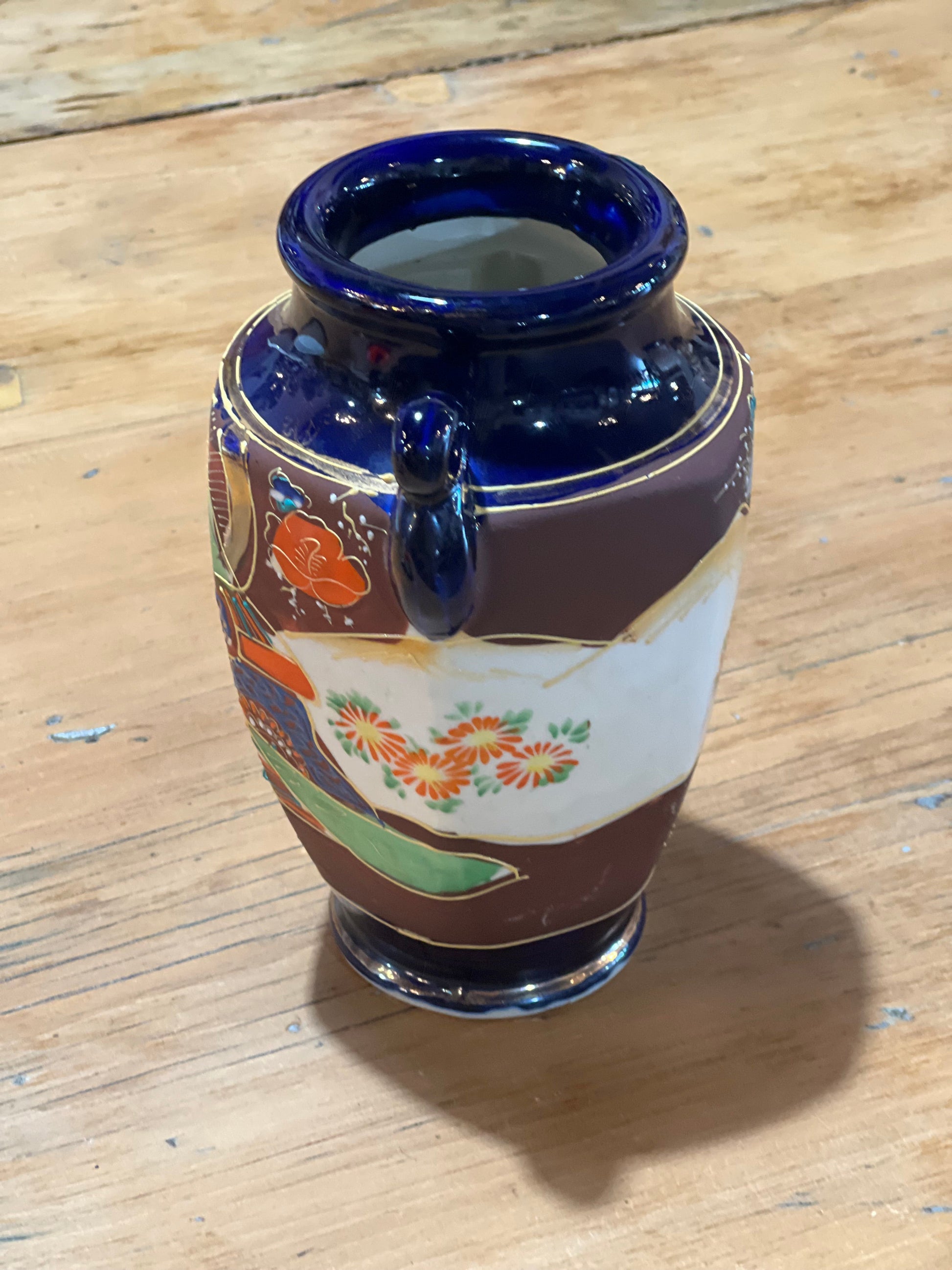 Satsuma-Style Moriage Vase