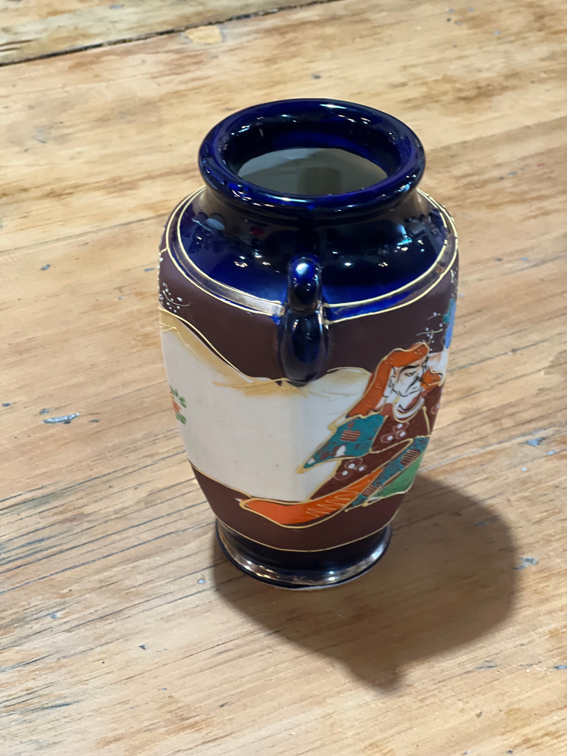 Satsuma-Style Moriage Vase