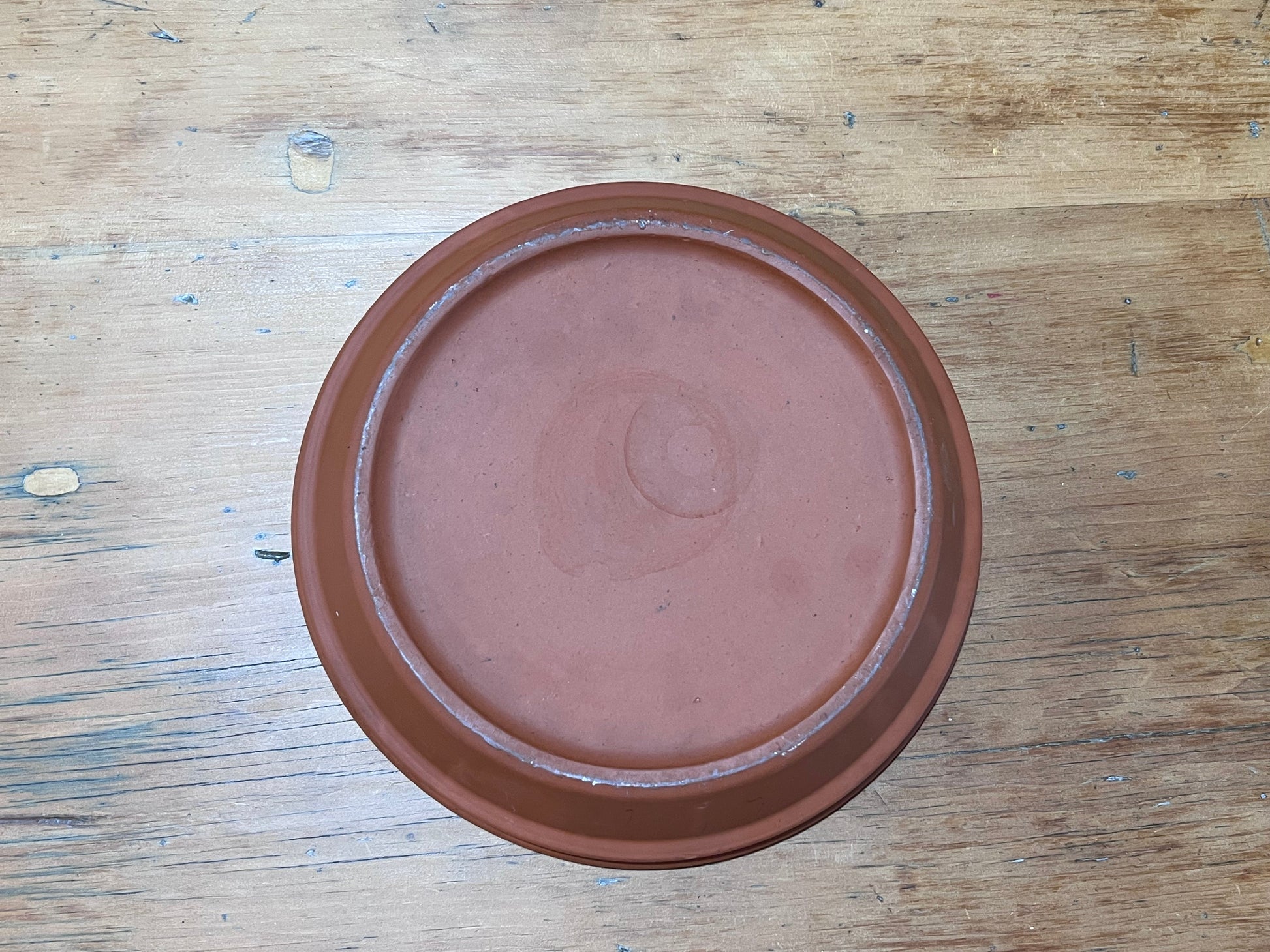 White-Glazed Terra Cotta Dish