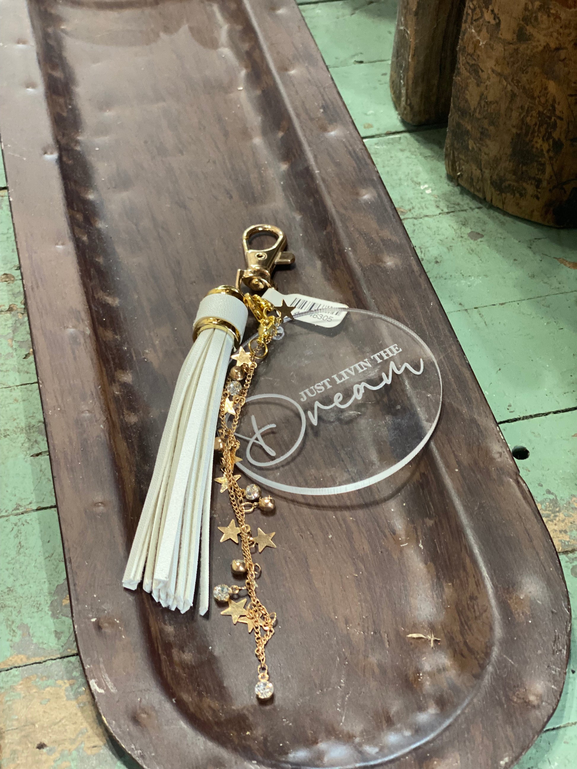 Just Livin' The Dream Acrylic Key Chain