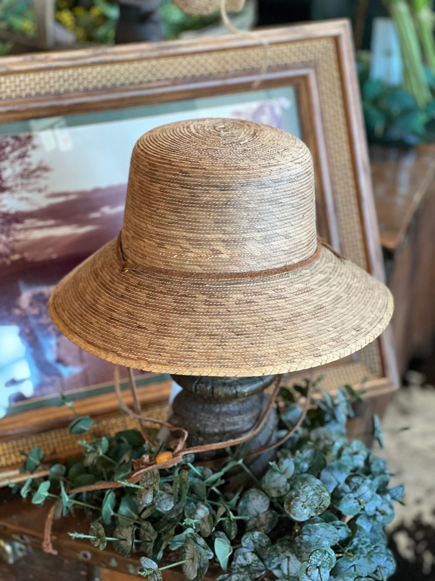 Kid's Woven Palm Sun Hat by Tula