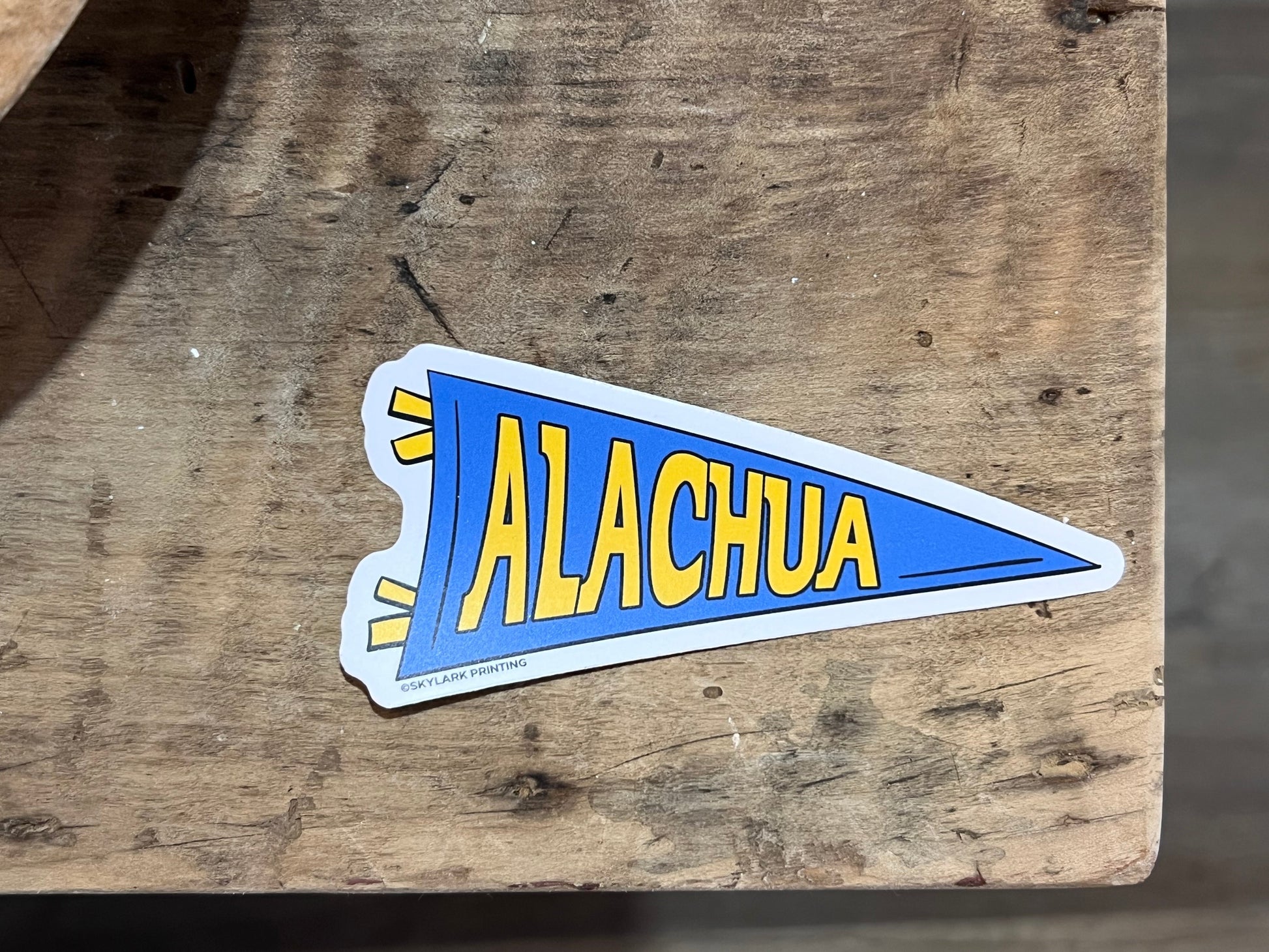 Alachua Pennant Souvenir Sticker