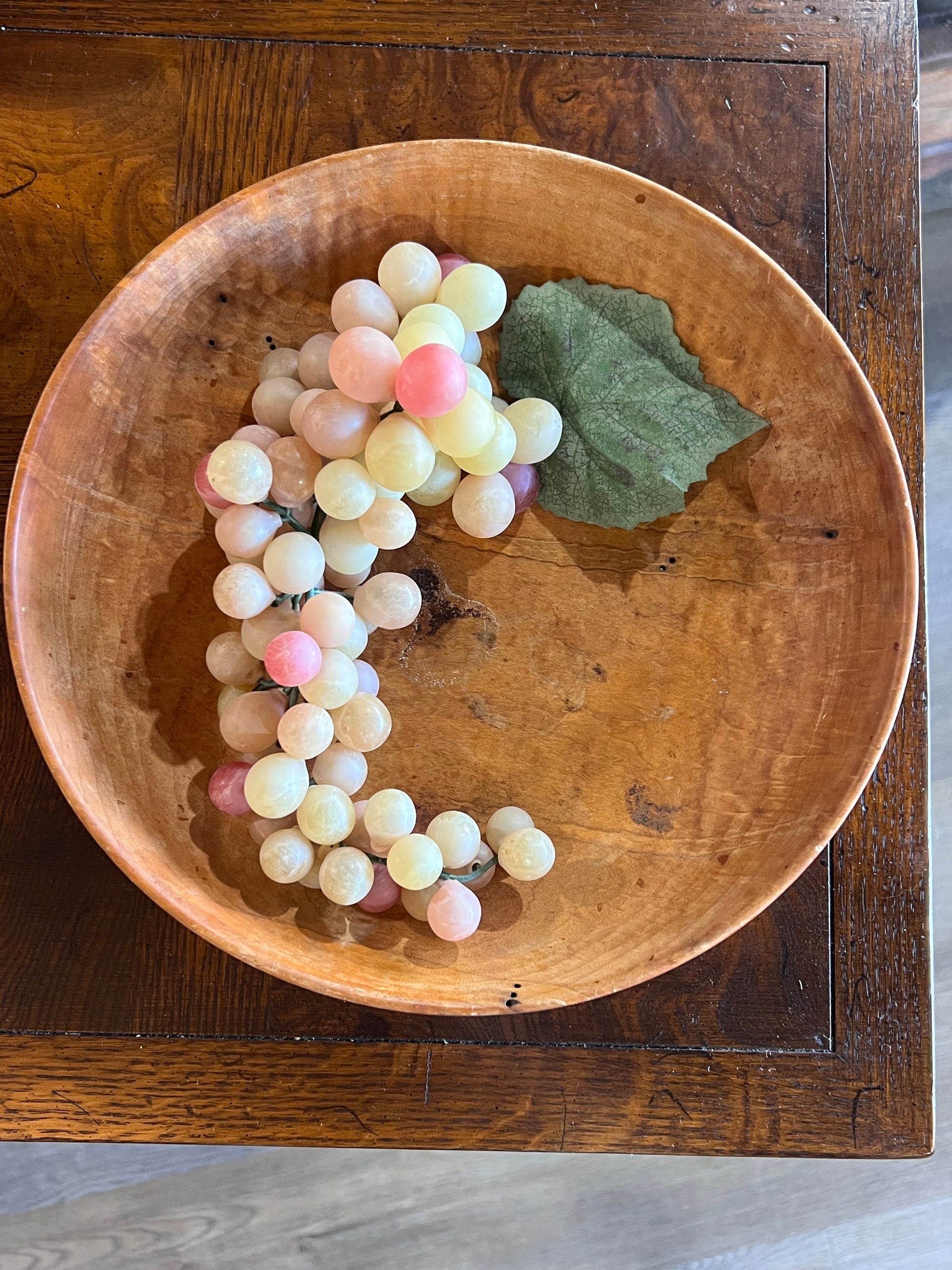 Vintage Artificial Grapes Large Light Green