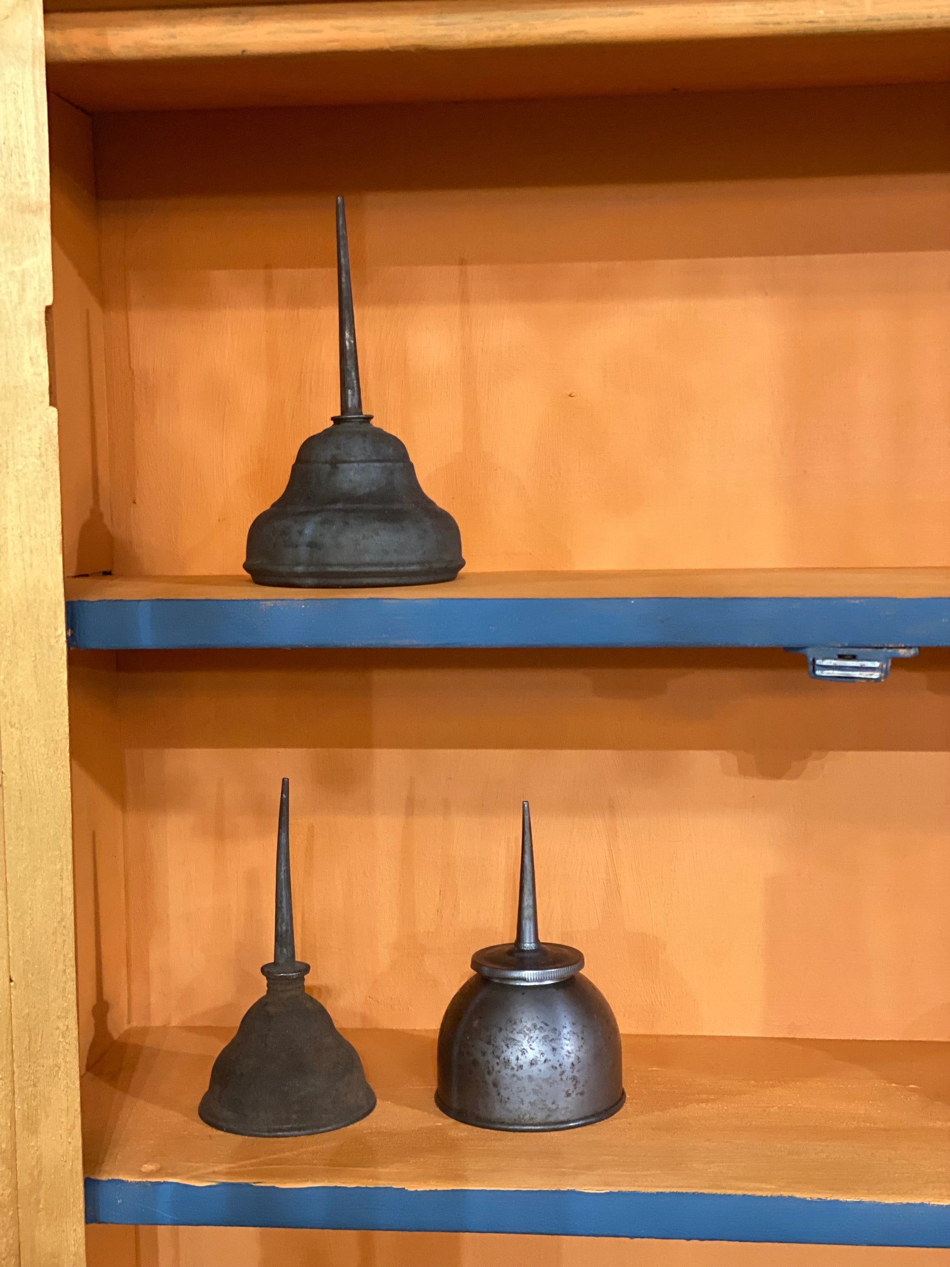 Vintage Oil Cans 11" Tall Oil Can