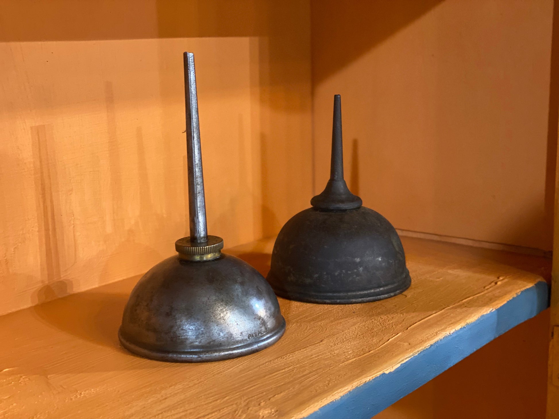 Vintage Oil Cans 11" Tall Oil Can