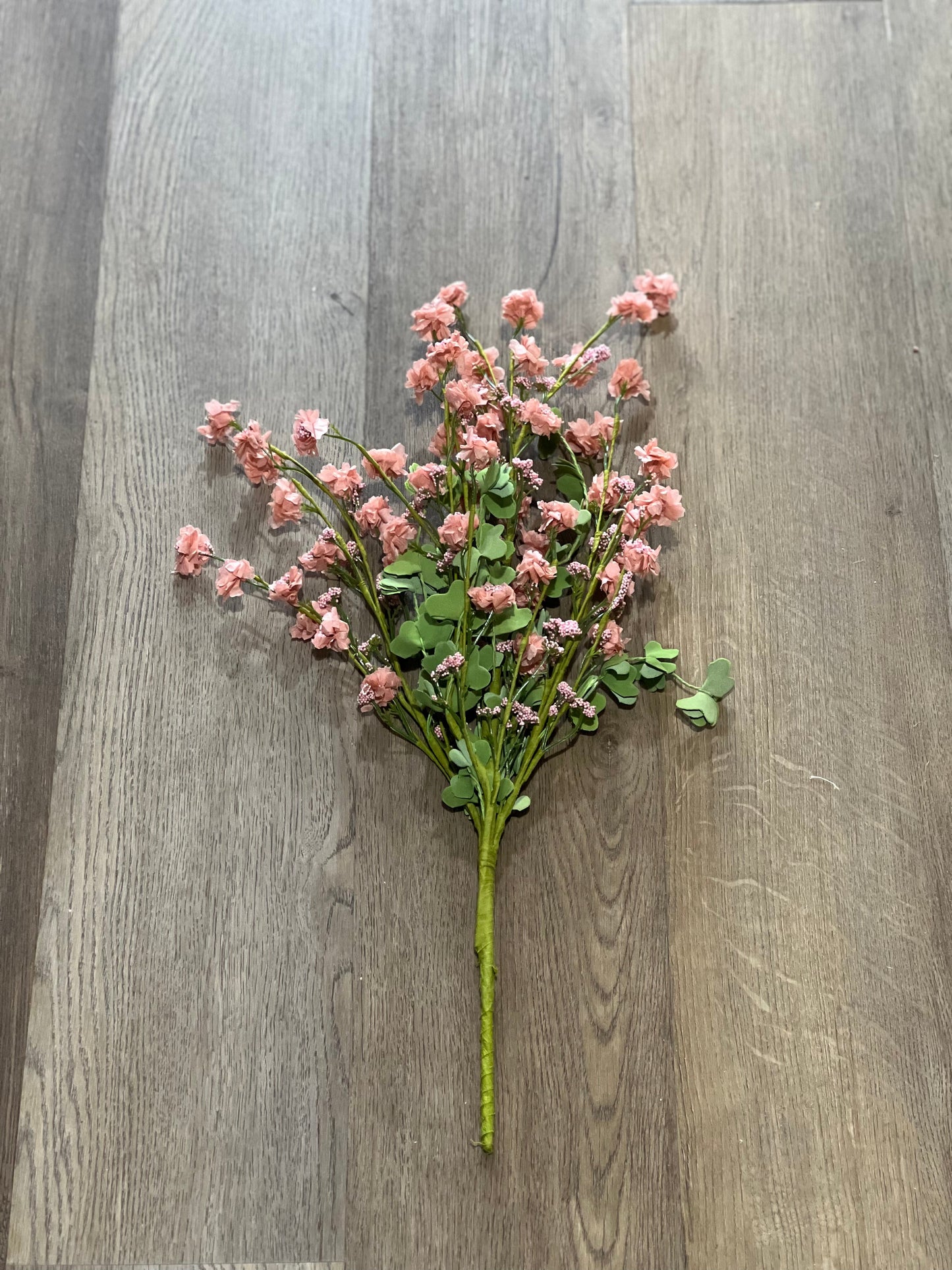 22.5" Colored Floral Sprig Pink
