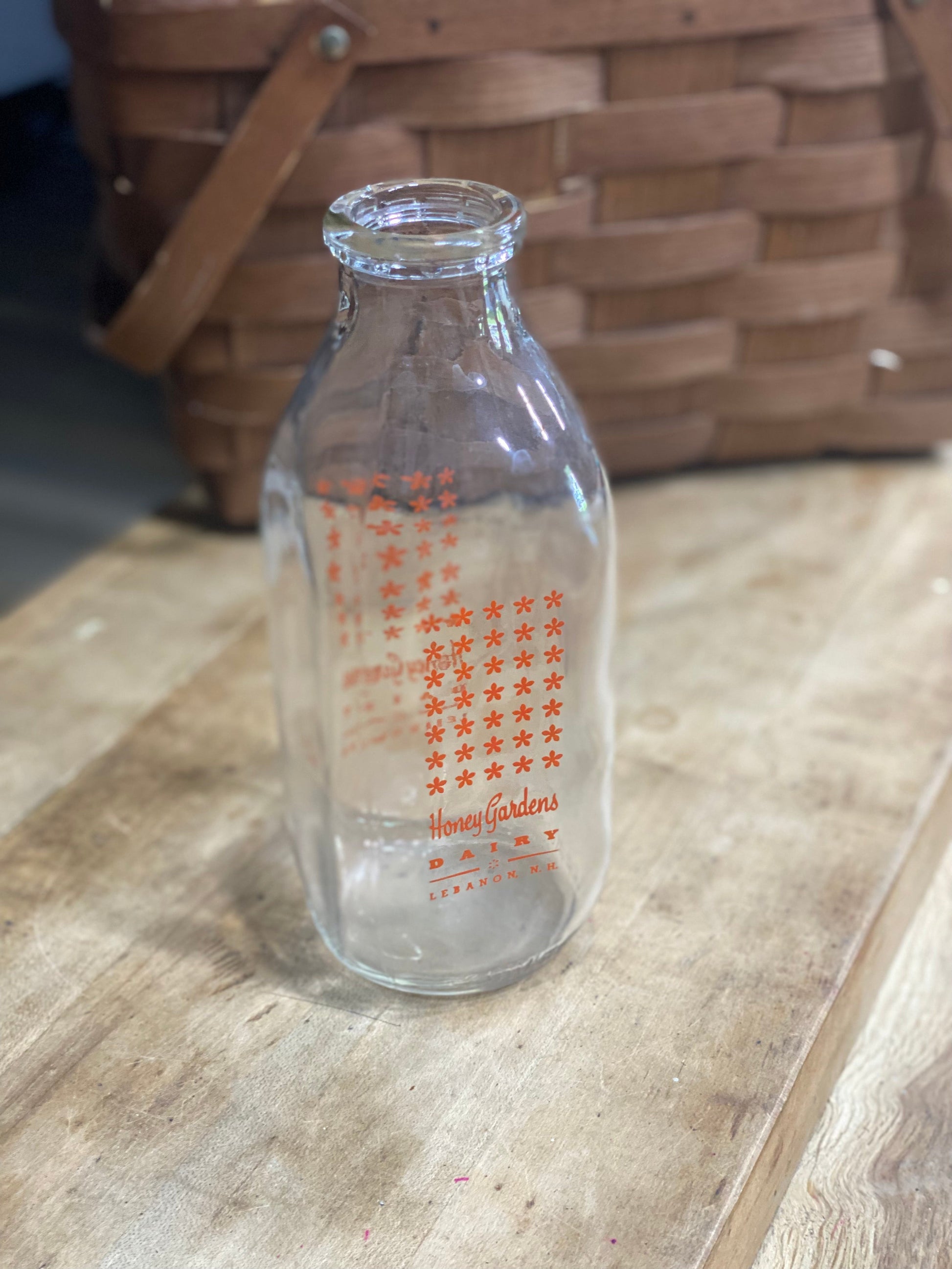 Dairy Bottle Honey Gardens