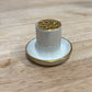 Vintage Porcelain Pin Holder / Hatpin Holder with Built-In Tray