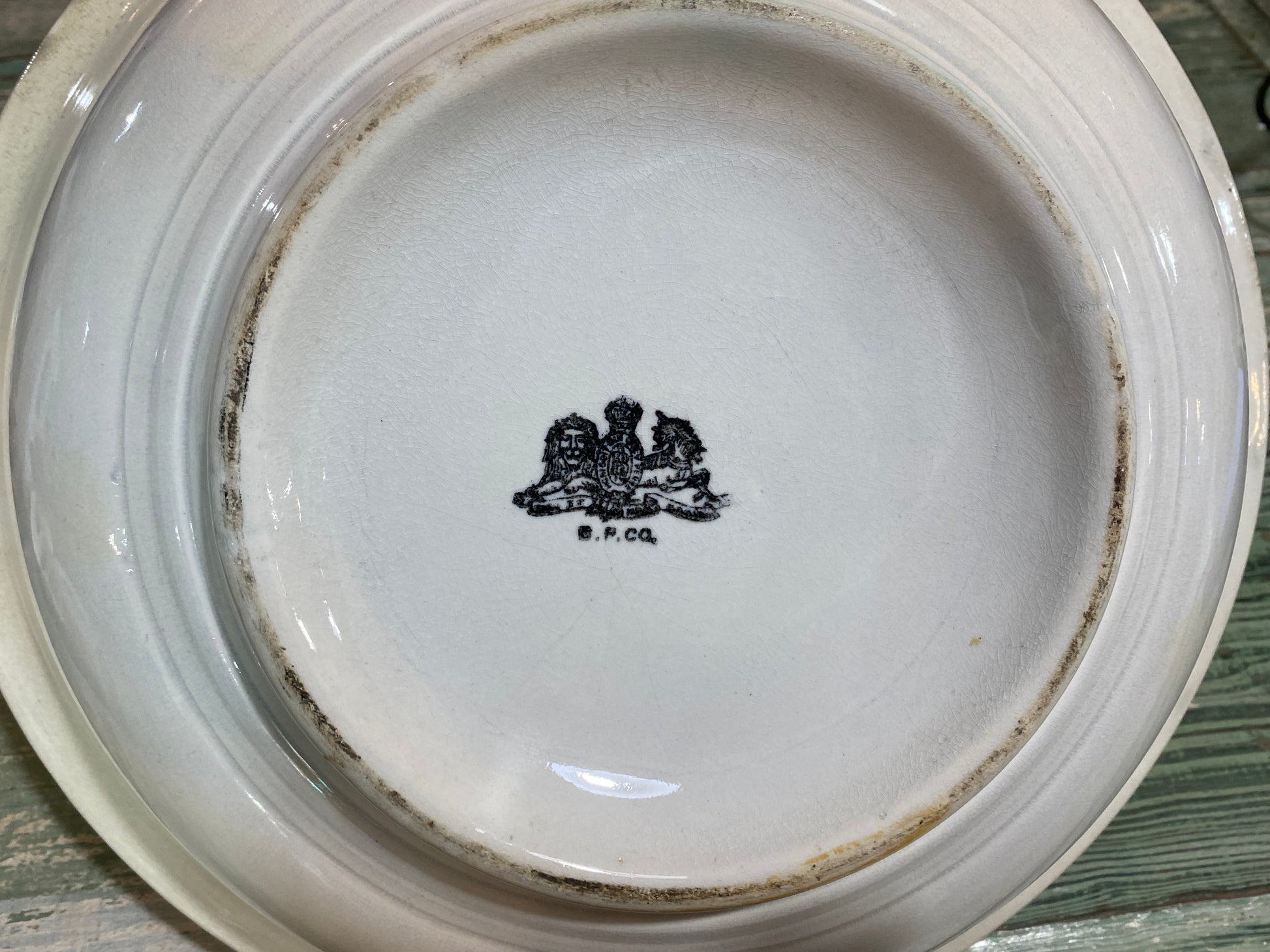 14" Ironstone Serving Dish
