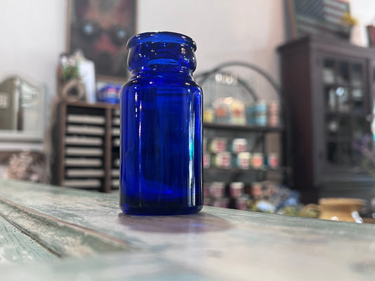 Antique Cobalt Blue Apothecary Bottle